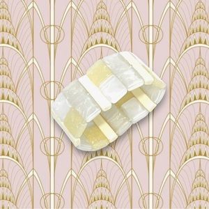 NWOT Art Deco Style Tonal Tile Bracelet